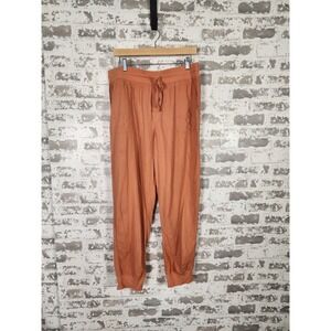 C&C California Linen Joggers Size XL‎ Orange Casual Beach Comfort